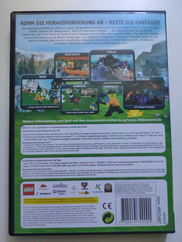 Lego Universe - PC video game collectible [Barcode 5702014729001] - Main Image 2