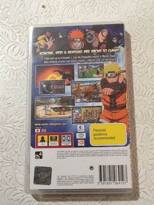 Naruto Shippuden: Ultimate Ninja Heroes 3 - Sony PlayStation Portable (PSP) (Bandai - 4) video game collectible [Barcode 3391891964197] - Main Image 2