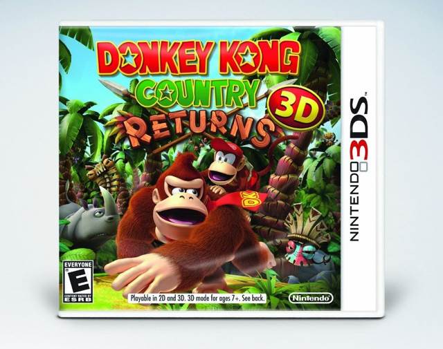 Donkey Kong Country Returns 3D - Nintendo 3DS (Nintendo - 1) video game collectible [Barcode 045496523619] - Main Image 2