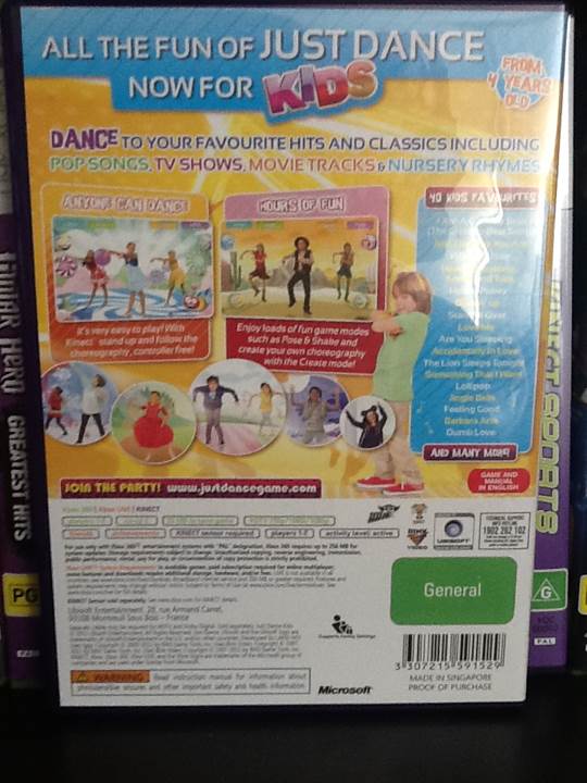 Just Dance Kids - Microsoft Xbox 360 video game collectible [Barcode 3307215591529] - Main Image 2
