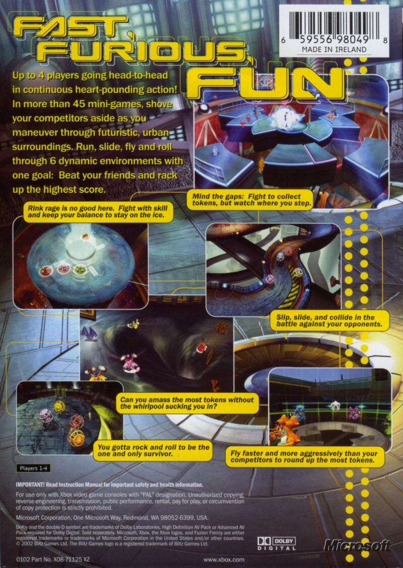 Fusion Frenzy - Microsoft Xbox (Microsoft Game Studios - 2-4) video game collectible - Main Image 2