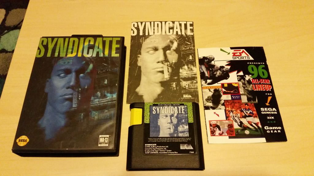 Syndicate - Sega Mega Drive (Electronic Arts - 1) video game collectible [Barcode 014633073683] - Main Image 2