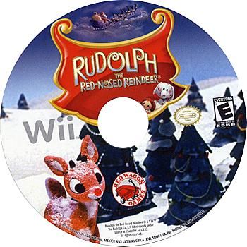 Rudolph The Red Nosed Reindeer - Nintendo Wii (Red Wagon Games - 1) video game collectible [Barcode 650008500905] - Main Image 2