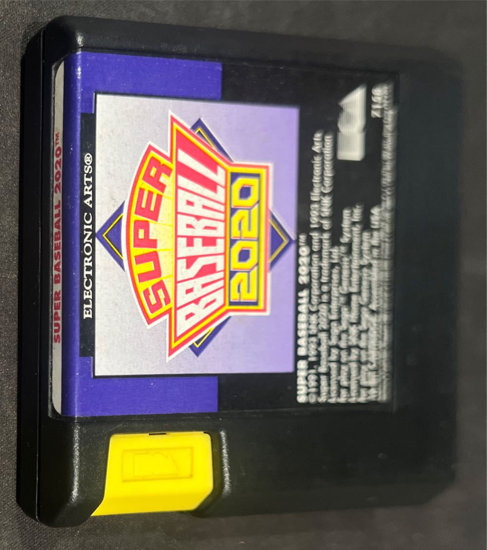 Super Baseball 2020 - Sega Genesis (Mega Drive) ((EA) Electronic Arts - 1-2) video game collectible [Barcode 014633071580] - Main Image 4
