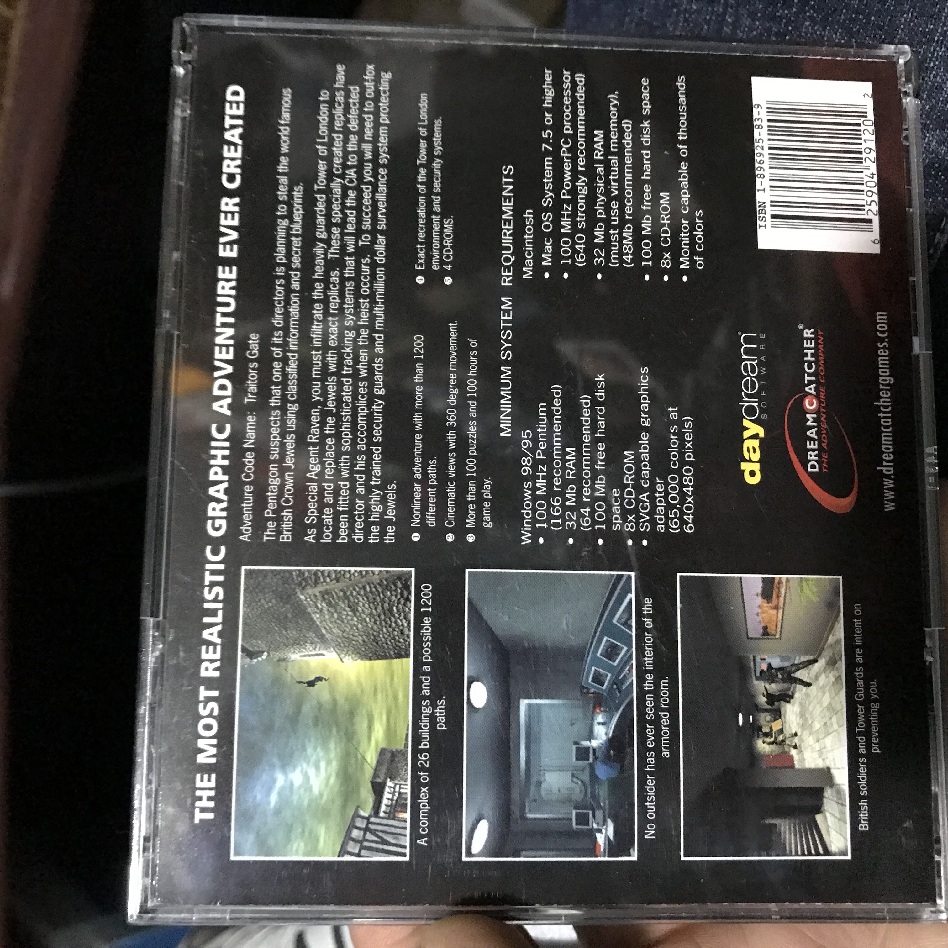 Traitors Gate - PC (Dreamcatcher) video game collectible [Barcode 625904291103] - Main Image 2