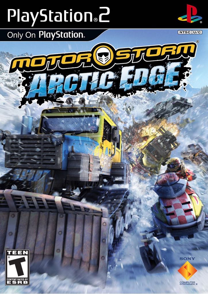 MotorStorm: Arctic Edge - Sony PlayStation 2 (PS2) (Sony Computer Entertainment - 1) video game collectible [Barcode 711719765424] - Main Image 2