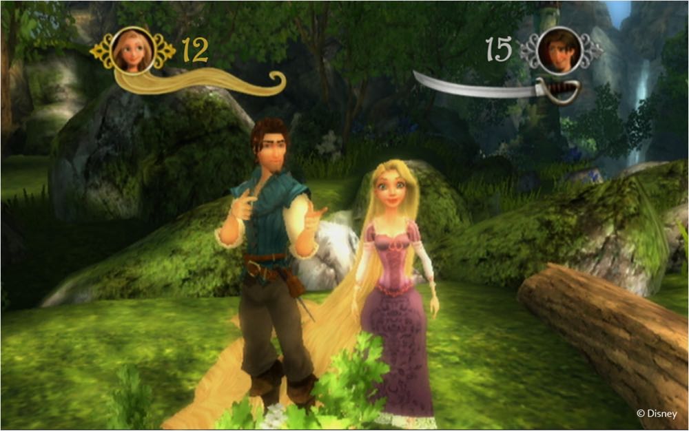 Tangled - Nintendo Wii (Disney Interactive - 1 Players) video game collectible [Barcode 712725018603] - Main Image 3