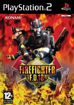 Firefighter F.D. 18 - Sony PlayStation 2 (PS2) (Konami - 1) video game collectible [Barcode 4012927024409] - Main Image 1