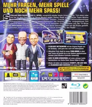 Schlag Den Raab - Sony PlayStation 3 (PS3) (Bit Componser Games) video game collectible [Barcode 4260231340375] - Main Image 2