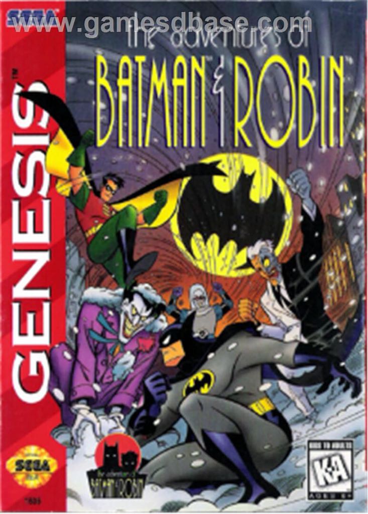 Batman and Robin - Sega Genesis (Mega Drive) video game collectible - Main Image 1