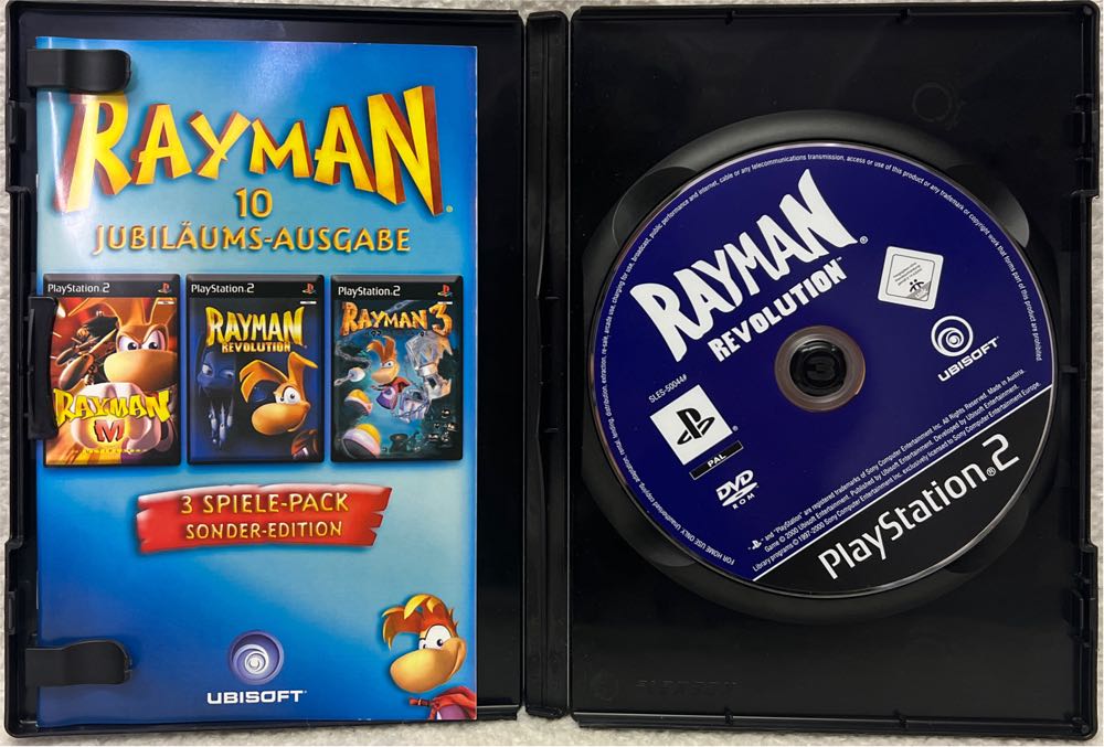 Rayman 10th Anniversary - Sony PlayStation 2 (PS2) (1) video game collectible [Barcode 3307210203533] - Main Image 3