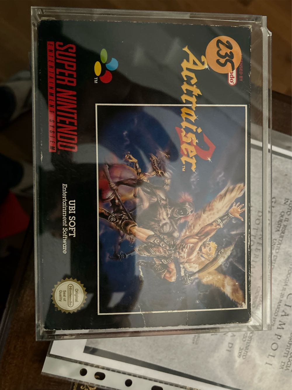 Actraiser 2 - Nintendo Super Nintendo Entertainment System (SNES) (Ubisoft, Ubisoft, Ubisoft Entertainment, Ubisoft Entertainment - 1) video game collectible - Main Image 2