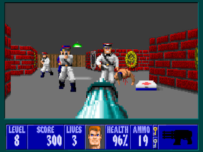 Wolfenstein 3D - Microsoft Xbox Live Arcade (XBLA) (ID Software - 1) video game collectible - Main Image 2