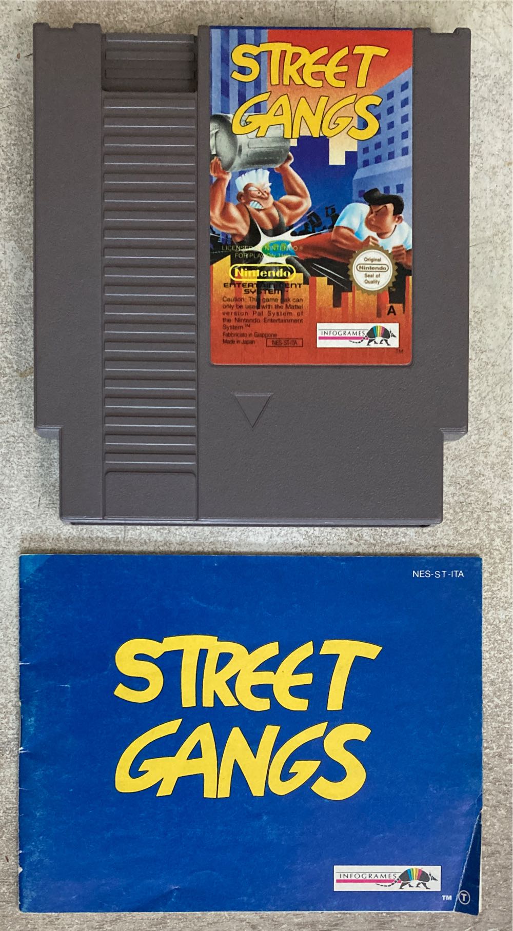 Street Gangs - Nintendo Entertainment System (NES) (Infogrames - 2) video game collectible [Barcode 3329720004851] - Main Image 4
