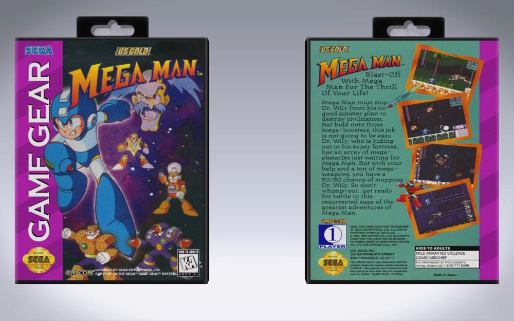 Mega Man - Sega Game Gear (Sega - 1) video game collectible - Main Image 2