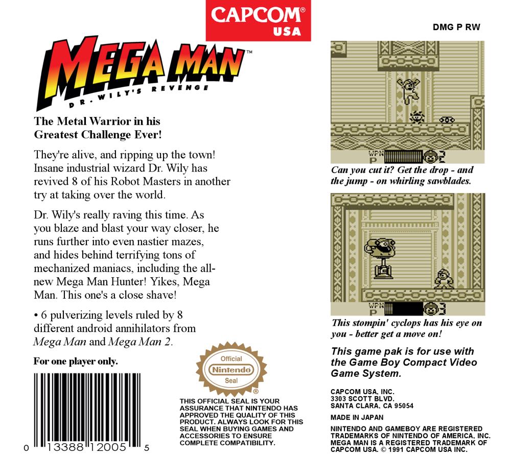 Mega Man - Nintendo Game Boy video game collectible - Main Image 2