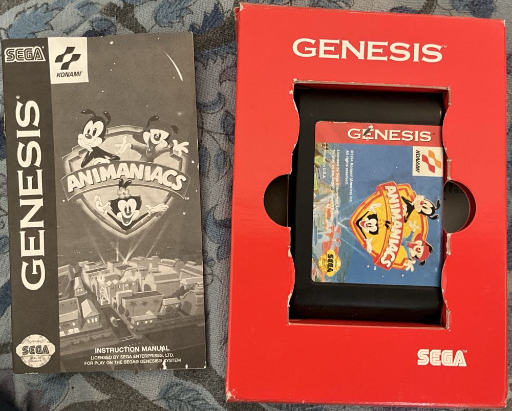 Animaniacs - Sega Genesis (Mega Drive) (Konami - 1) video game collectible [Barcode 096427011491] - Main Image 3