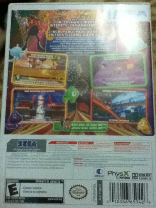 Sonic Colors - Nintendo Wii video game collectible - Main Image 2