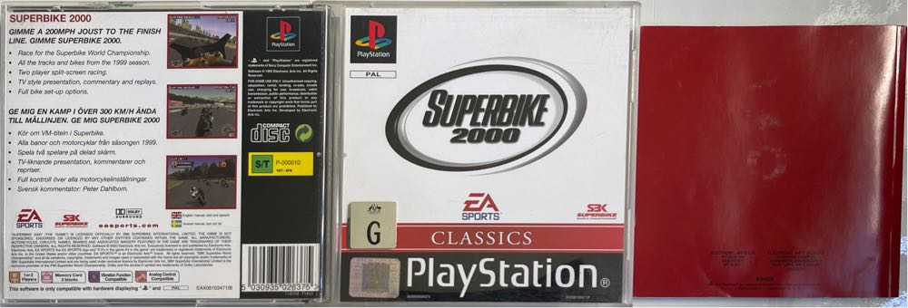 Superbike 2000 - Sony PlayStation (1-2) video game collectible [Barcode 5030935026375] - Main Image 4