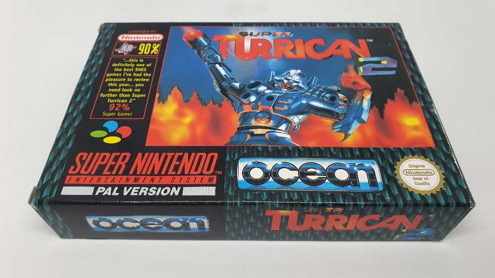 Super Turrican 2 - Nintendo Super Nintendo Entertainment System (SNES) (Ocean - 1) video game collectible [Barcode 5013156610851] - Main Image 4
