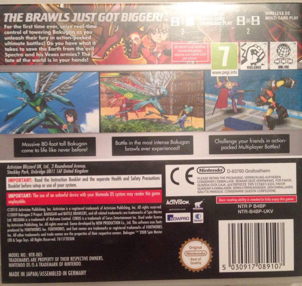 Bakugan Defenders Of The Core - Nintendo DS (Activision - 0000002 Players) video game collectible [Barcode 5030917089107] - Main Image 2