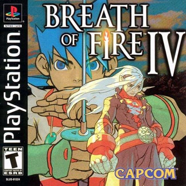 Breath Of Fire 4 - Sony PlayStation (1) video game collectible - Main Image 1