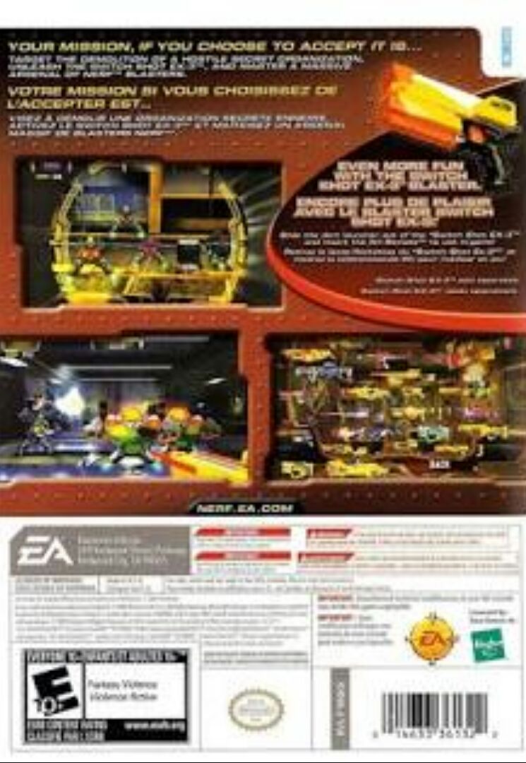Nerf N-Strike - Nintendo Wii (Electronic Arts - 1) video game collectible - Main Image 2