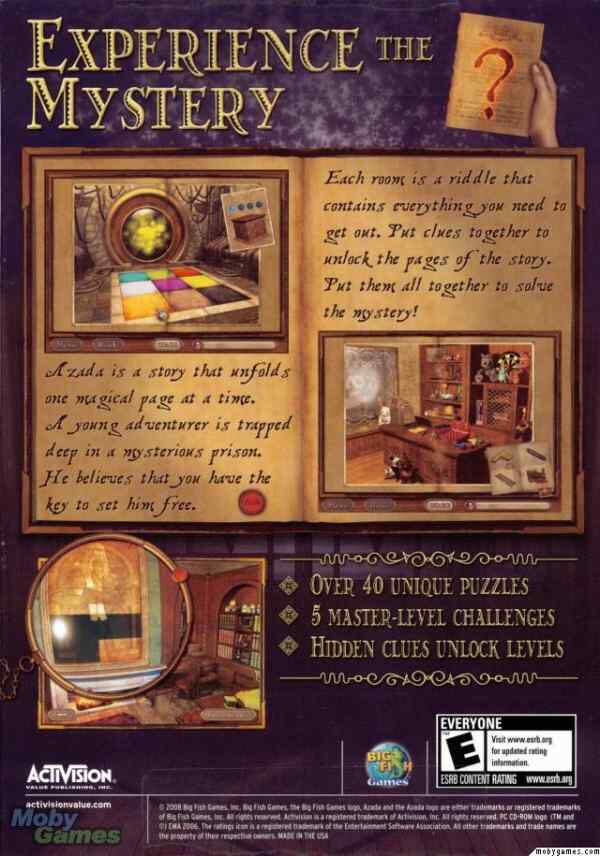 Azada - PC (Big Fish) video game collectible - Main Image 2