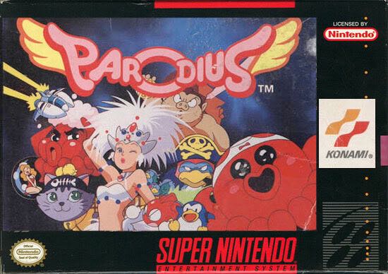 Parodius - Nintendo Super Nintendo Entertainment System (SNES) video game collectible - Main Image 1