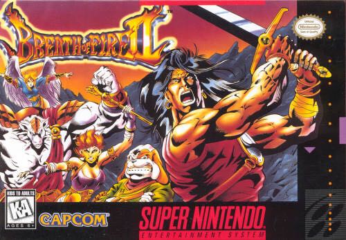Breath of Fire II - Nintendo Super Nintendo Entertainment System (SNES) video game collectible - Main Image 1