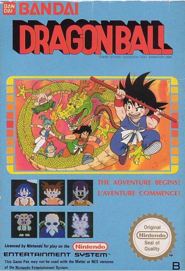 Dragon Ball - Nintendo Entertainment System (NES) video game collectible - Main Image 2