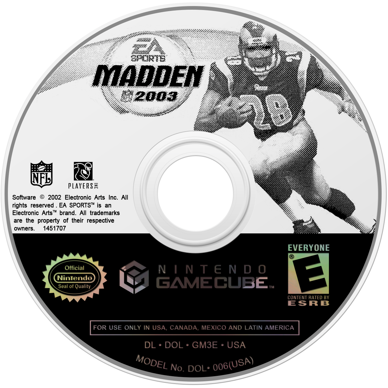 Madden NFL 2003 - Nintendo GameCube (EA - 4) video game collectible [Barcode 014633145175] - Main Image 3