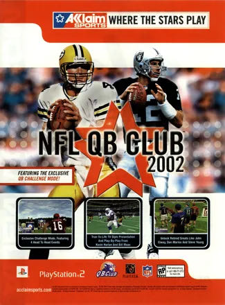 NFL QB Club 2002 - Nintendo GameCube (Acclaim Entertainment - 1-4) video game collectible [Barcode 021481652397] - Main Image 4