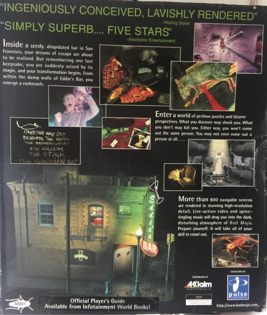 Bad Mojo - PC (Got Game Entertainment - 1) video game collectible [Barcode 759453200016] - Main Image 2