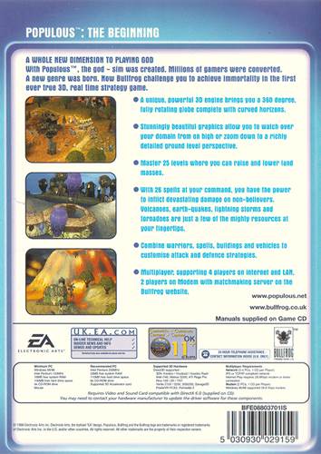 Populous The Beginning - PC (Electronic Art) video game collectible [Barcode 014633118797] - Main Image 2
