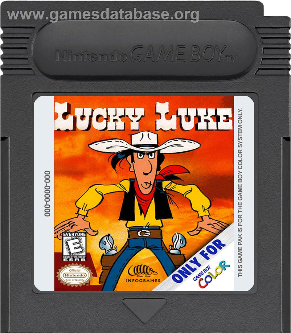 Lucky Luke - Nintendo Game Boy (Infogrames - 1) video game collectible [Barcode 020295020255] - Main Image 3