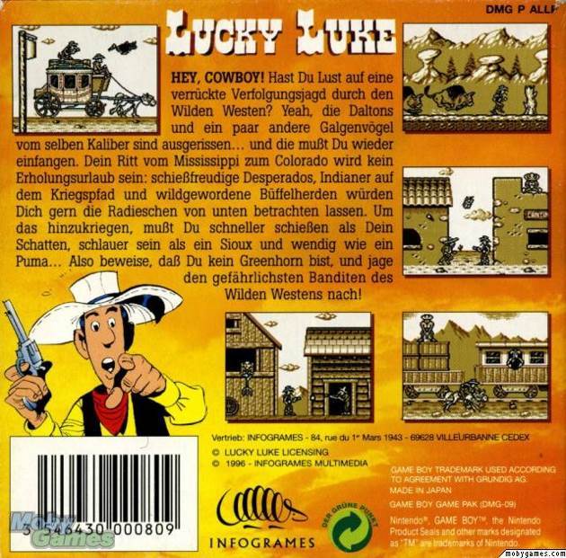 Lucky Luke - Nintendo Game Boy video game collectible - Main Image 2