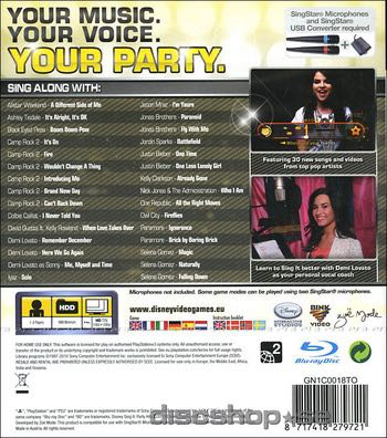 Disney Sing It: Party Hits - Sony PlayStation 3 (PS3) (1-4) video game collectible [Barcode 8717418278953] - Main Image 2