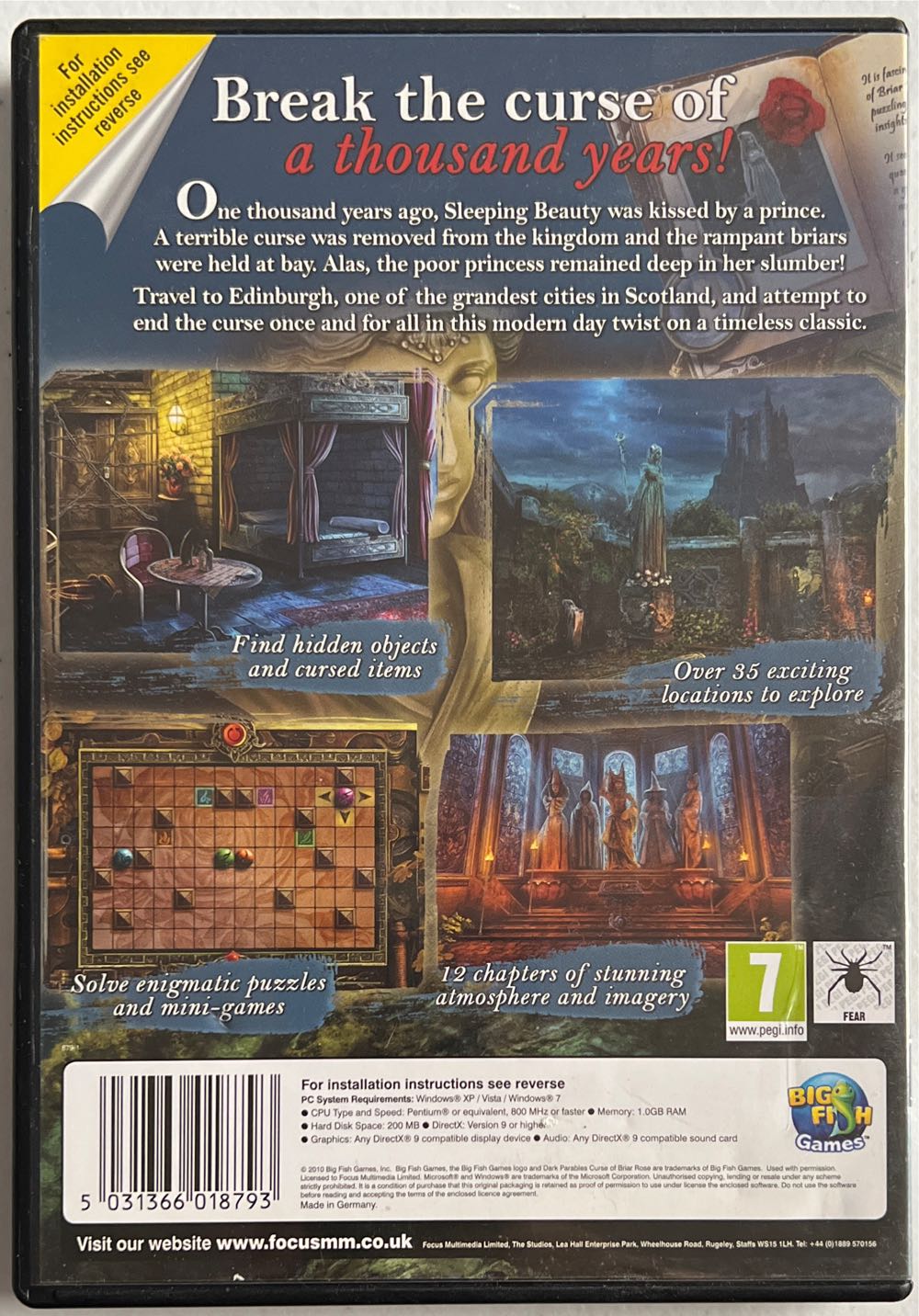 Dark Parables: The Curse Of Briar Rose - PC (Focus Multimedia - 1) video game collectible [Barcode 5031366018793] - Main Image 2