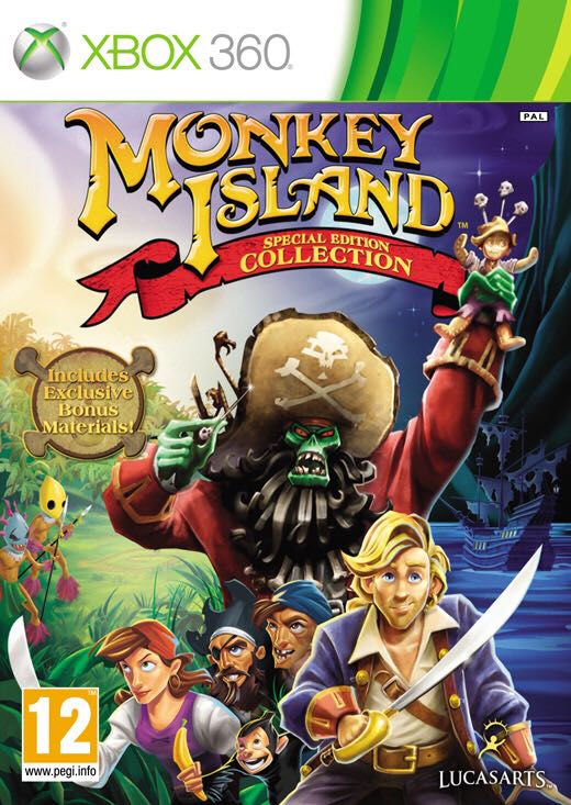 Secret Of Monkey Island, The - Microsoft Xbox 360 (Lucas Arts - 1) video game collectible - Main Image 1