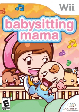 Babysitting Mama - Nintendo Wii (Majesco Entertainment - 1-2 Players) video game collectible [Barcode 096427016793] - Main Image 1