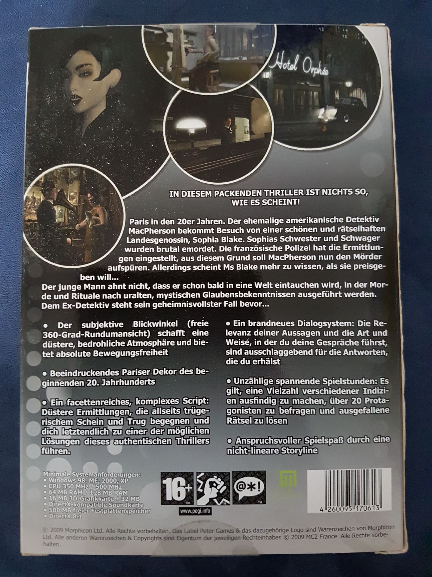 Post Mortem - PC (1) video game collectible [Barcode 4260095170613] - Main Image 2