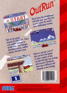 OutRun - Sega Mega Drive (Sega - 1) video game collectible [Barcode 4974365611255] - Main Image 2