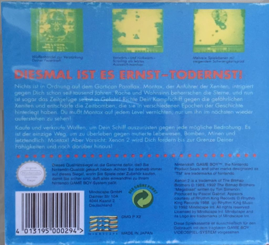 Xenon 2 Megablast - Nintendo Game Boy video game collectible - Main Image 2