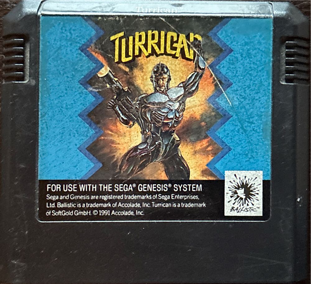 Turrican - Sega Genesis (Mega Drive) video game collectible - Main Image 2