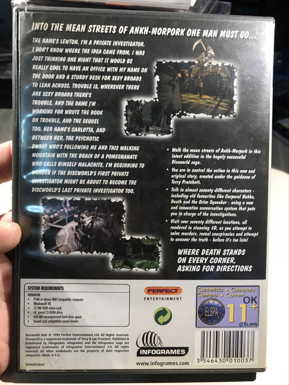 Discworld Noir - PC video game collectible [Barcode 3546430010037] - Main Image 2