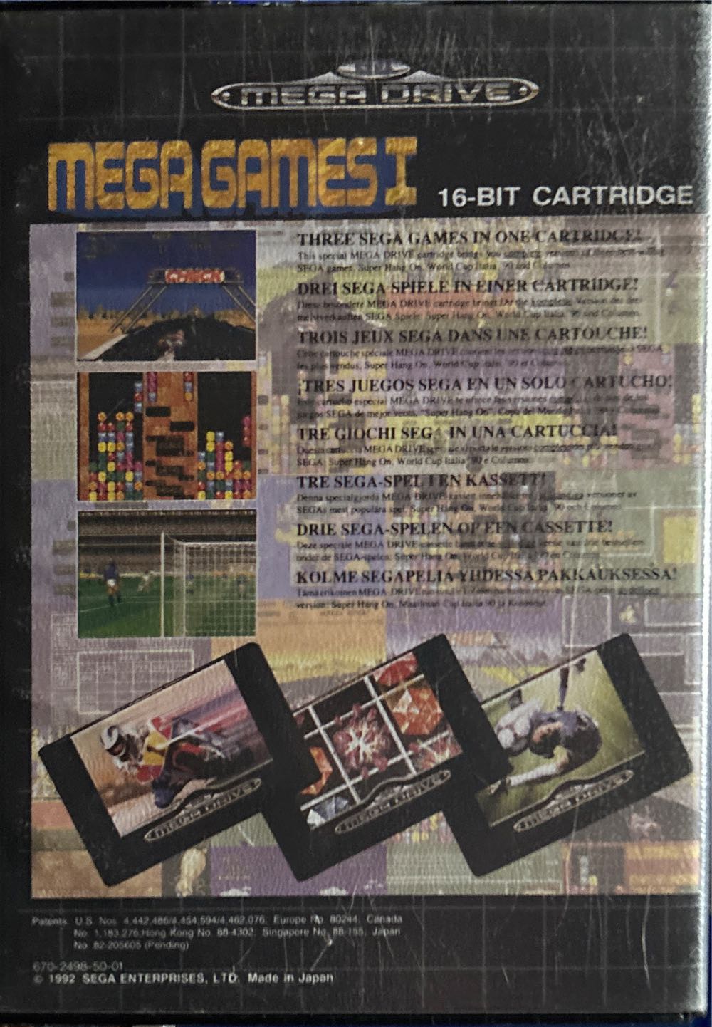 Mega Games 1 - Sega Mega Drive (Sega) video game collectible - Main Image 2
