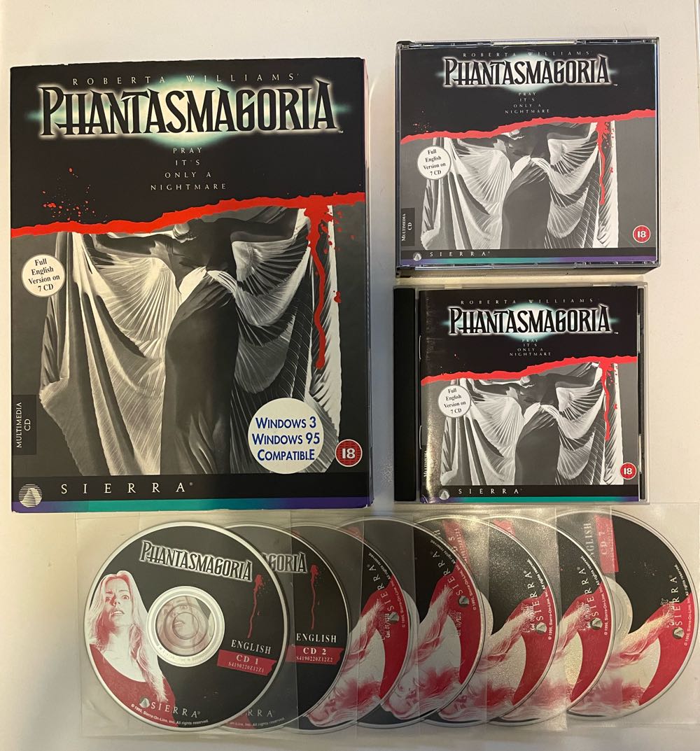 Phantasmagoria - PC (Sierra Online - 9) video game collectible [Barcode 3348542002753] - Main Image 3