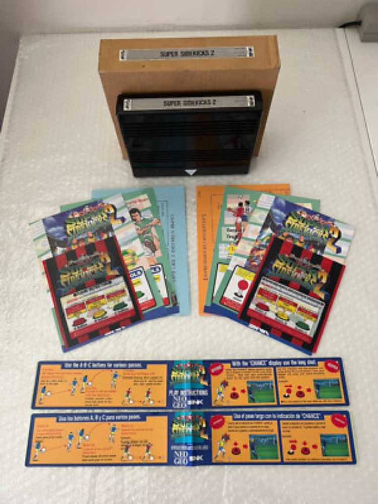Super Sidekicks 2 - SNK Neo Geo MVS (Original) video game collectible - Main Image 3
