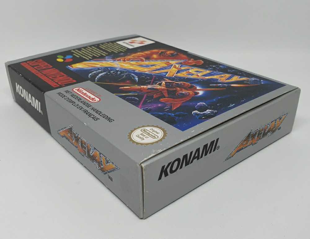 Axelay - Nintendo Super Nintendo Entertainment System (SNES) (Konami - 1) video game collectible [Barcode 083717150053] - Main Image 3